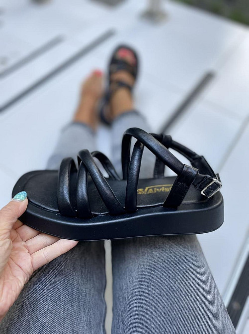 ALVISTA Босоніжки жіночі ALVISTA Б-041 чорні (літо, шкіра натуральна) (5150) Коломыя - изображение 2