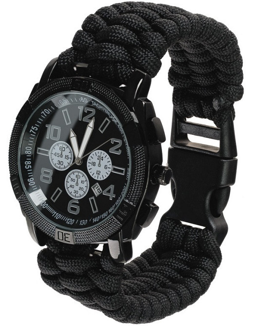 Водонепроницаемые Тактические Часы из паракорда Mil-Tec от Sturm (15774002) Размер L 