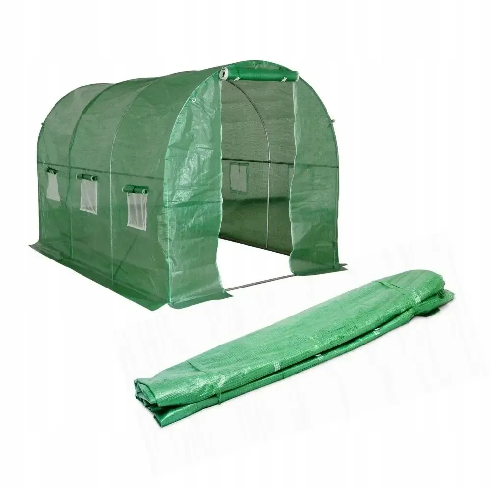 Теплица парник армированная пленочная 6м2 с окнами 3х2х2м Черкассы - изображение 7