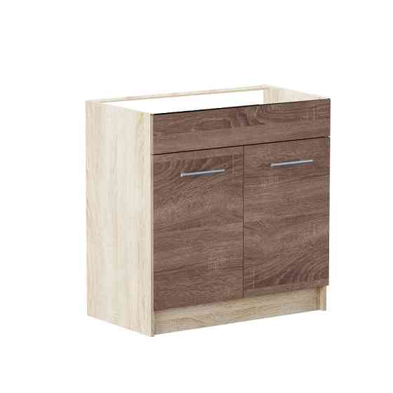 Кухонный модуль под мойку Эверест Эко 800 дуб сонома/трюфель 80х46х82 см (DTM-2837) Днепр