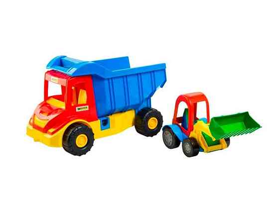 Вантажівка з трактором Middle truck 39219 ТМ ТИГРЕС Київ
