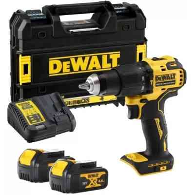 Шуруповерт DeWALT 18В XR Li-Ion, 4Ah, 65 Нм, 450-1650 об/мин, вес 1.2 кг, TSTAK (DCD709M2T) Вінниця