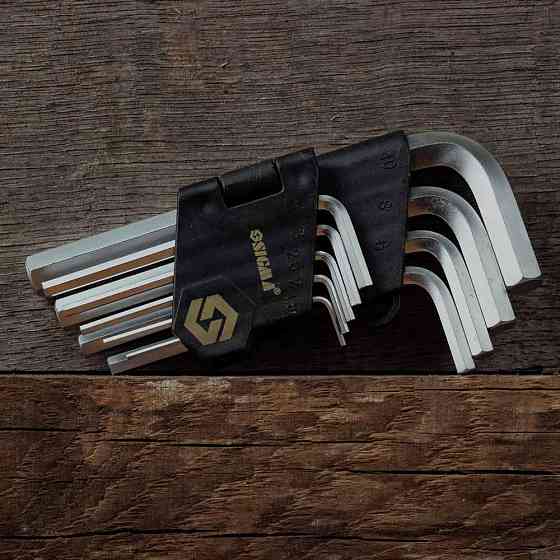 Sigma Ключи шестигранные 9шт 1.5-10мм CrV (короткие) SIGMA (4022011) Коломия