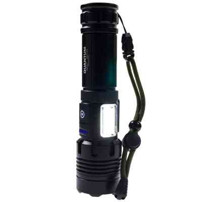 Фонарь Quantum Perfect 5WLED zoom +3WCOB з функ Power Bank Li-ion18650/2600mAh (QM-FL1035) Винница