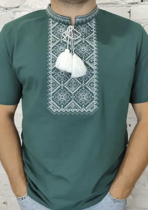 Чоловіча вишиванка в неймовірному кольорі Київ - фото 3