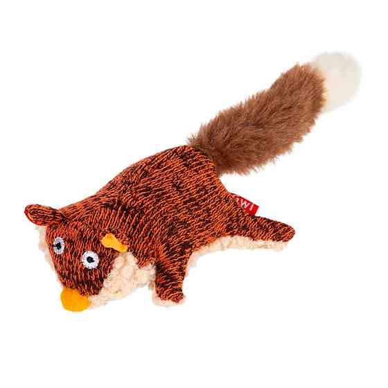 Игрушка для собак Лиса с пищалкой GiGwi Plush Friendz, текстиль, 9 см Киев