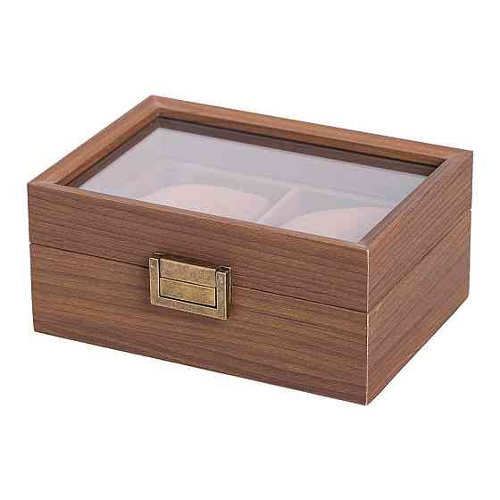 Шкатулка для наручных часов 16.5×12×7.5 см кейс для хранения часов на 2 отсека HP-5-10 Киев