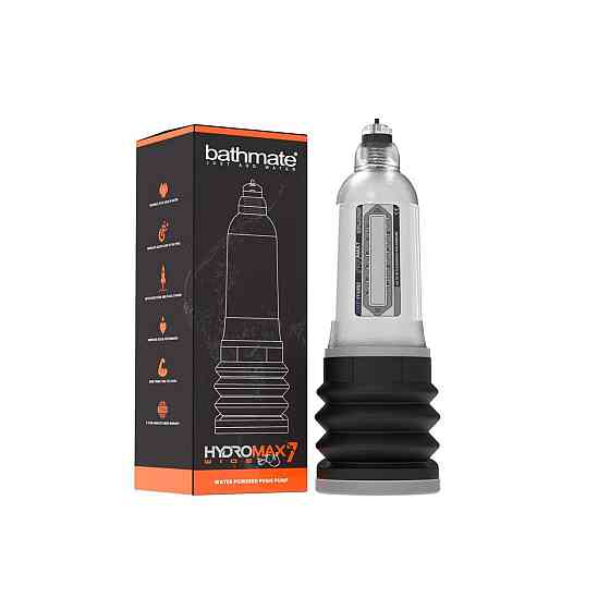 Гидропомпа Bathmate Hydromax 7 WideBoyClear (X30) для члена длиной от 12,5 до 18см, диаметр до 5,5см Sex Aura Киев