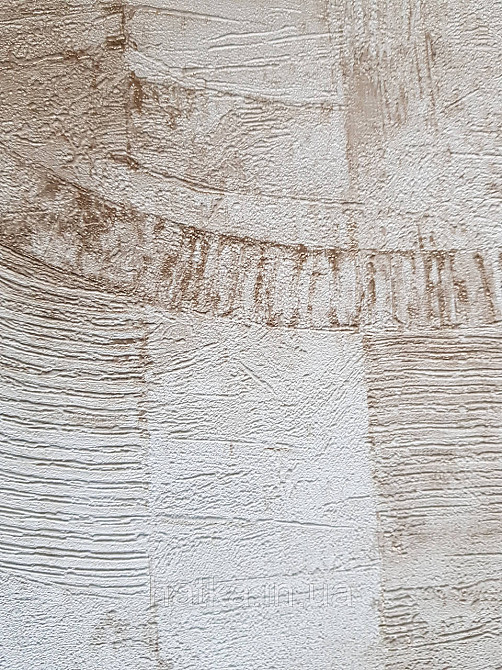 Шпалери метрові вінілові на флізелін Rasch Composition лофт геометрія абстракція напівкола світло коричневі Київ - фото 3