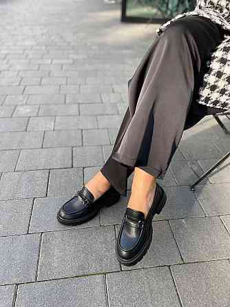 PLPS Лоферы женские PLPS черные натуральная кожа 36-41 (R035-1) Коломия