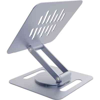 Подставка для ноутбука Gembird до 15.6", регулируемая, вращающаяся, алюминий (NBS-DR1-01) Винница