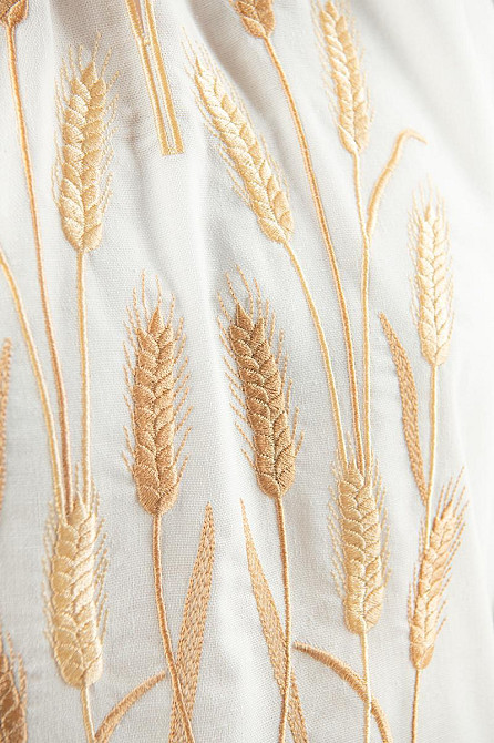 Вишиванка жіноча лляна, молочна топ Київ - фото 2