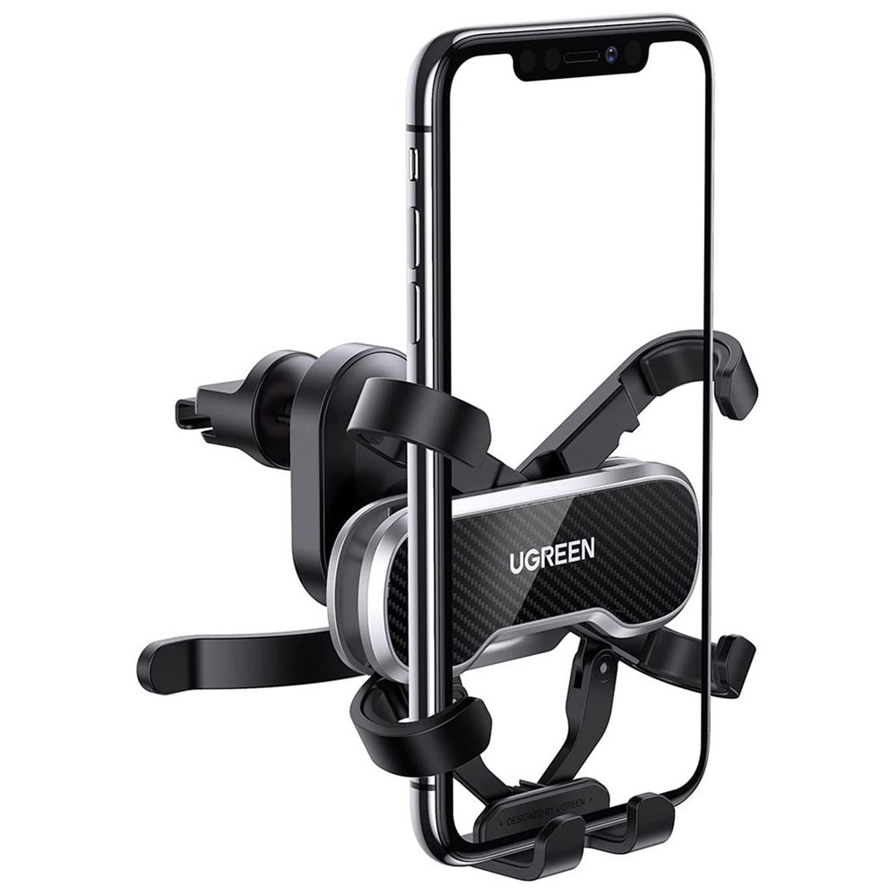 Автотримач для телефона UGREEN LP228 Gravity Drive Air Vent Car Mount Phone Holder With Arc-Shaped mounting Одеса - фото 4