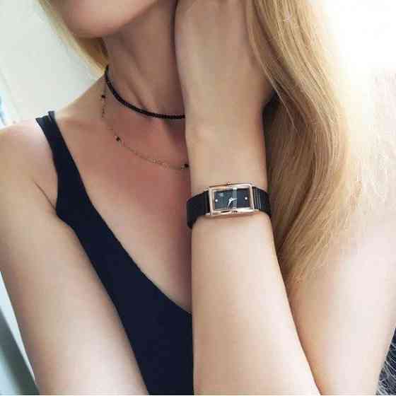 Жіночий наручний годинник Shengke Victoria (Чорний) Вінниця