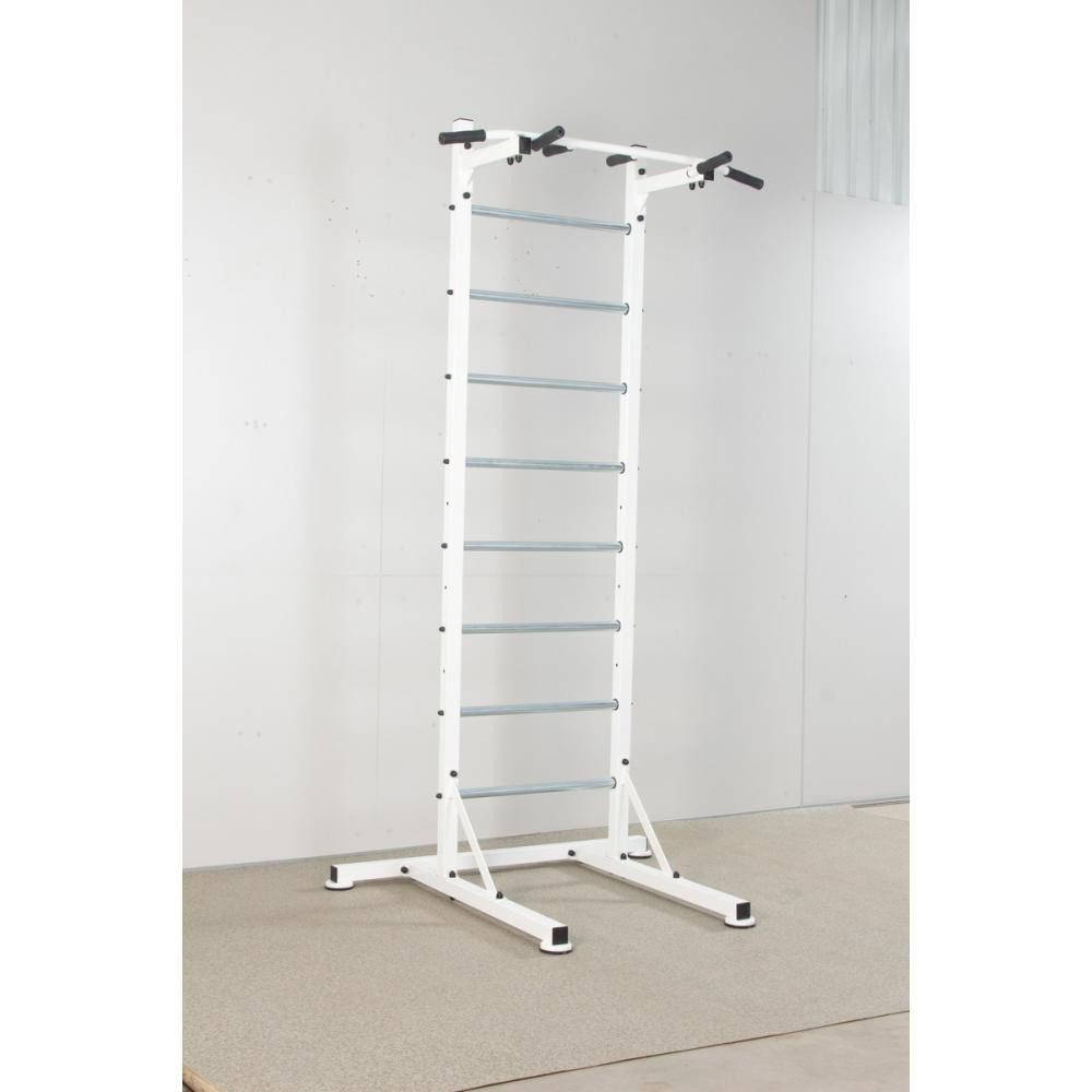 Шведская стенка передвижная Universal White Pro универсальная без креплений скамья для пресса турник брусья Каменское - изображение 5