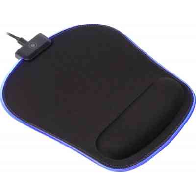 Коврик для мышки Maxxter MMP-LEDPAD-BK RGB Black (MMP-LEDPAD-BK) Винница