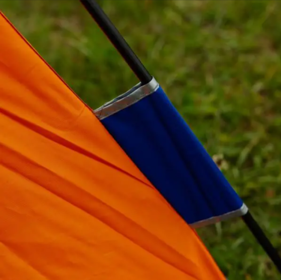 Двомісний туристичний намет 200×150×110 см, автоматичний, помаранчевий, з москітною сіткою Львів