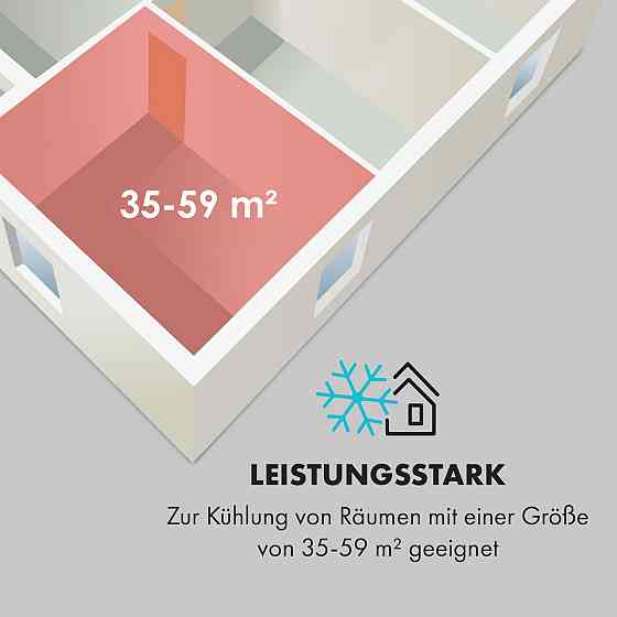 Grandbreeze Eco 12K Кондиционер 3-в-1 460 м³/ч 12 000 БТЕ/1,35 кВт Черный (Германия, читать описание) Ровно