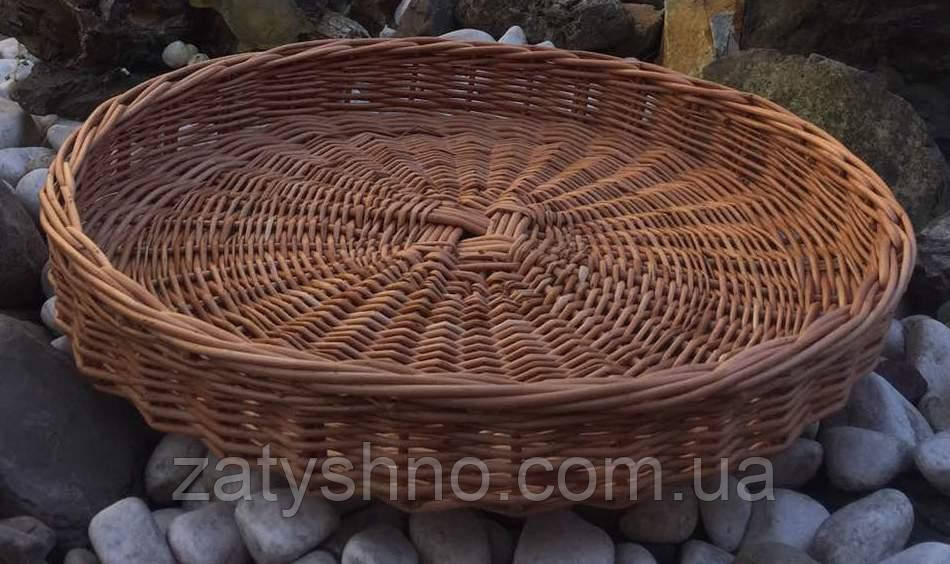Кругла плетена таця Київ - фото 2