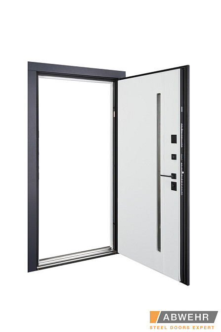 Двери уличные, модель 537 AVENUE Антрацит/Белый ТЕРМОРАЗРЫВ 3 контура уплотнения 860 Киев - изображение 3