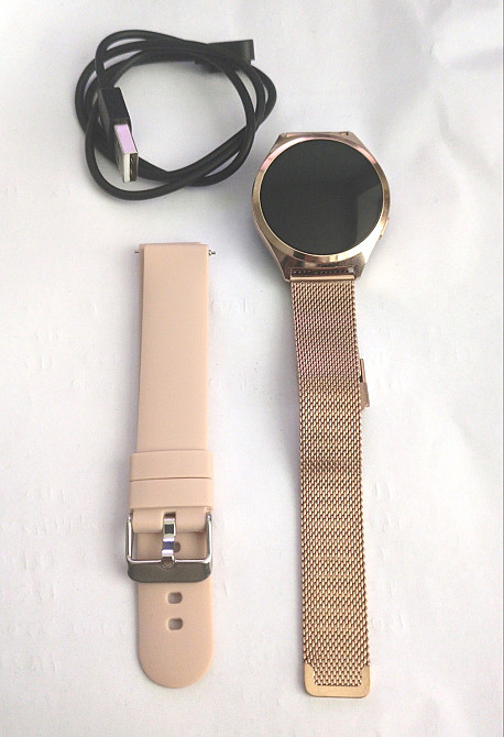 Жіночий смарт-годинник Y35 у кольорі Rose Gold (товар вживаний) Луцьк - фото 1