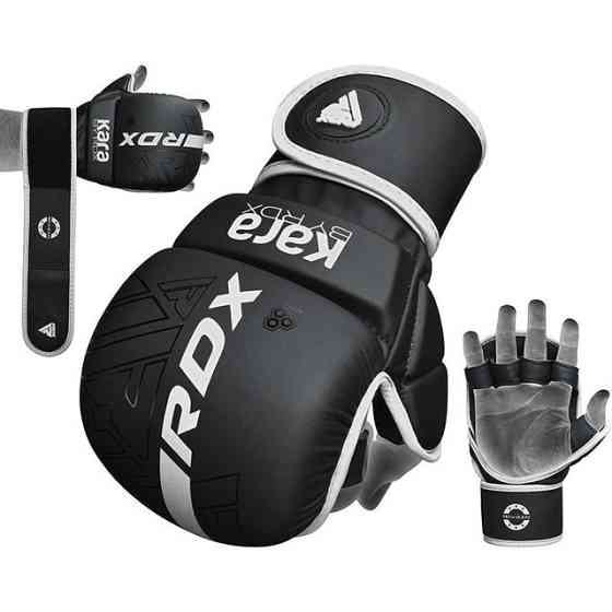 Рукавиці для ММА (Греплінгові рукавички) RDX F6 KARA Matte White L/XL Кам'янське