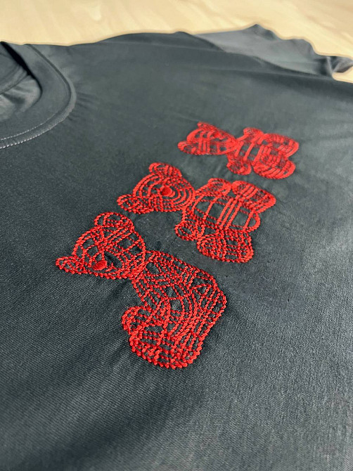 Футболка женская Pepper&mint BX24-68 с вышивкой медвежата графит, графит, L Киев - изображение 18