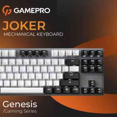 Клавиатура GamePro Genesis Joker MK124G Outemu Red Switch USB UA Gray (MK124G) Винница