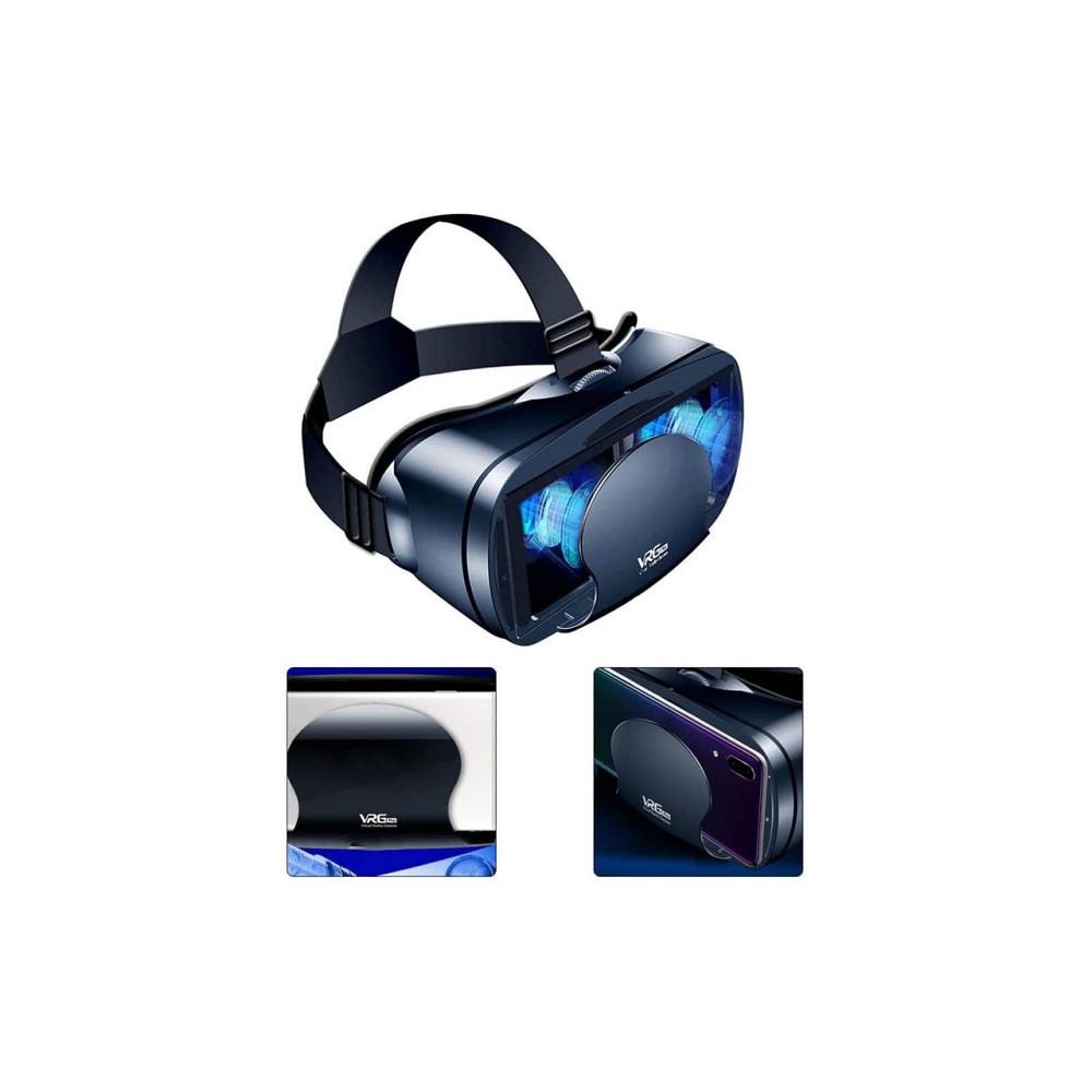 VR шолом віртуальні окуляри GGOOD VRG PRO чорний 120° ширококутна лінза для смартфонів 5–7 дюймів Android з пультом Київ - фото 2