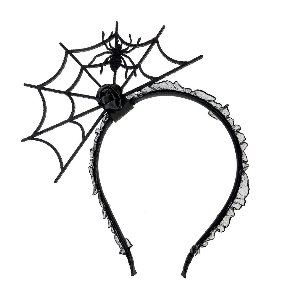 Обруч на Хэллоуина Паутина и паук one size черный Киев - изображение 8