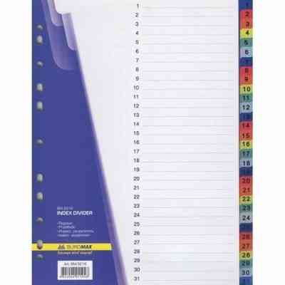 Разделитель страниц Buromax numeric, 31 dividers (BM.3216) Винница
