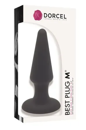 Анальна пробка Dorcel Best Plug M м'який soft-touch силікон, макс. діаметр 4,1см Львів