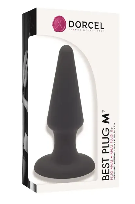 Анальна пробка Dorcel Best Plug M м'який soft-touch силікон, макс. діаметр 4,1см Львів - фото 2