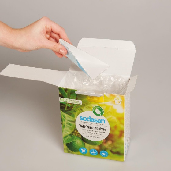 Органический стиральный порошок-концентрат Heavy Duty для сильных загрязнений с кислородным отбеливателем SODASAN 1кг Киев - изображение 3