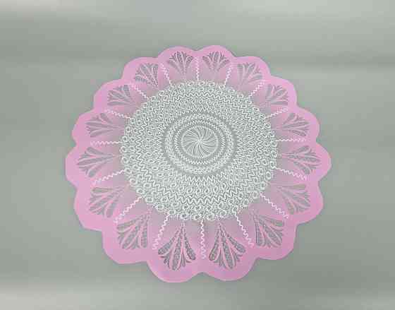 Серветка для квітів діаметром 50 см з рис, 100 шт No 333 (6) (100 шт.) Харків