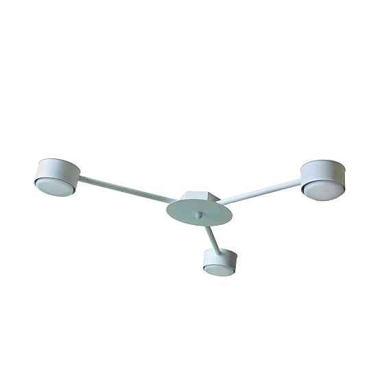 Люстра потолочная MSK Electric Copter на три круглых плафона под лампы GX53 NL 8040-3 WH белый Одесса