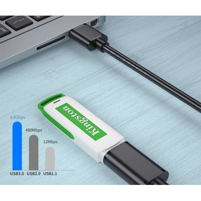 Дата кабель USB 3.0 AM/AF 2.0m Essager (EXCAM-YTC01) Вінниця - фото 4