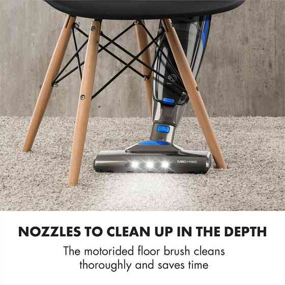 TurboHybrid-пилосос для підлоги та ручний пилосос антрацит/синій антрацит (Німеччина, читати опис) Рівне