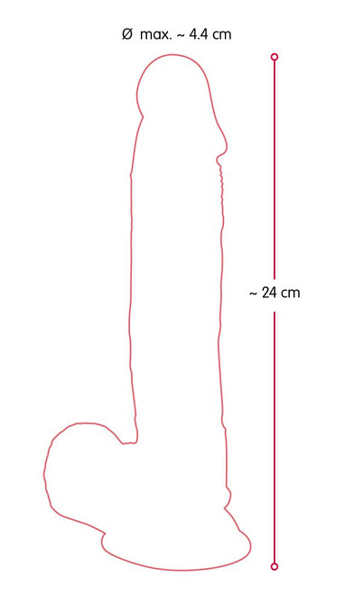 Фаллоимитатор с мошонкой - Nature Skin Medium Bendable Dildo Sex Aura Киев - изображение 9