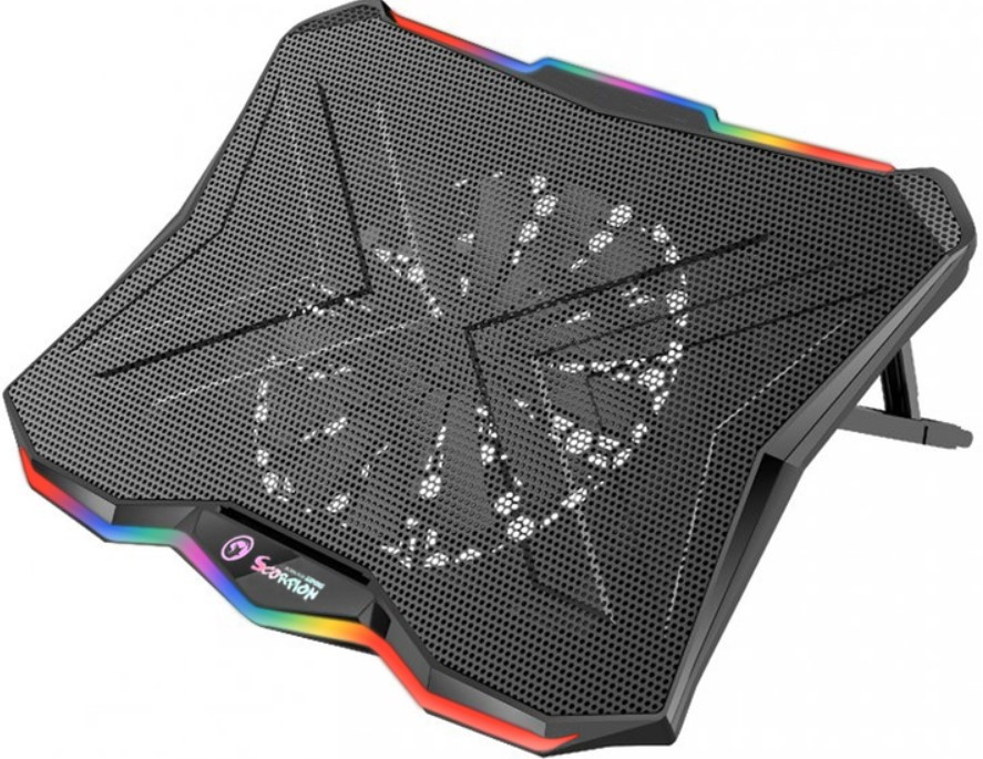 Підставка-кулер для ноутбука MARVO FN-40, чорний Вінниця - фото 1