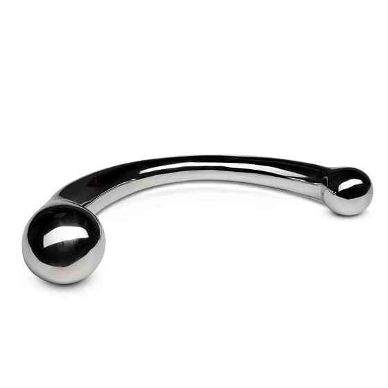 Металлический дилдо Sinner Gear Unbendable — The Curvey G-Spot Metal Dildo Sex Aura Киев