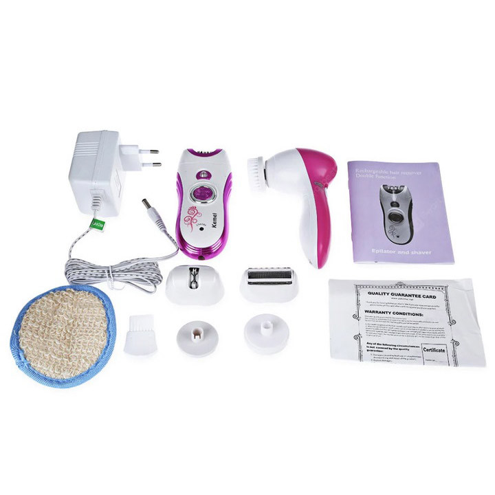Бездротовий епілятор для зони бікіні Kemei KM-3066, Тример для депіляції Депілятор ніг і бікіні PK-83 Львів - фото 7