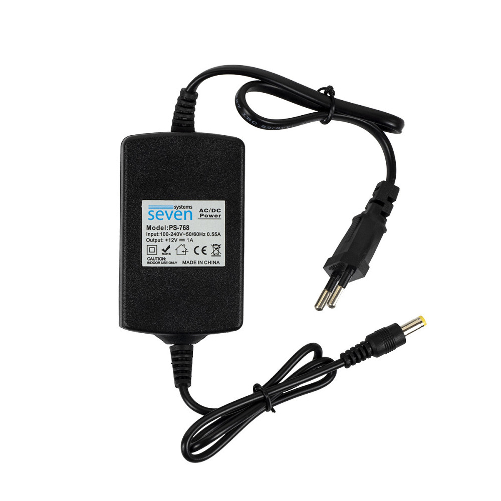 Блок питания 12В/1А SEVEN PS-768 Киев - изображение 4