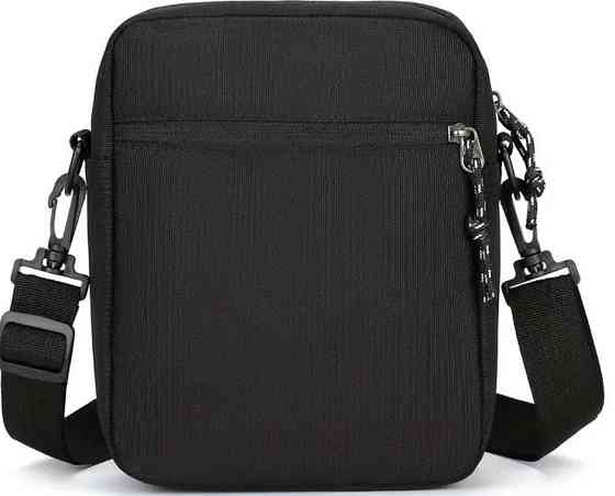 Стильна Чоловіча Чорна Сумка через Плече з принтом дракона. Харків