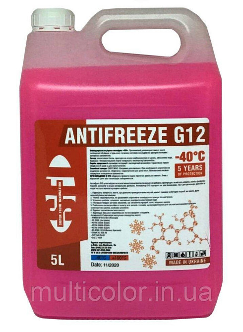 Антифриз SFI G12 -40C 5 л (6 кг) Червоний Київ - фото 1