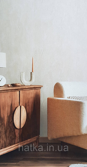 Шпалери вінілові на флізеліні AS creation Remix 1.06х10 під штукатурку бежево-сірі Київ - фото 2