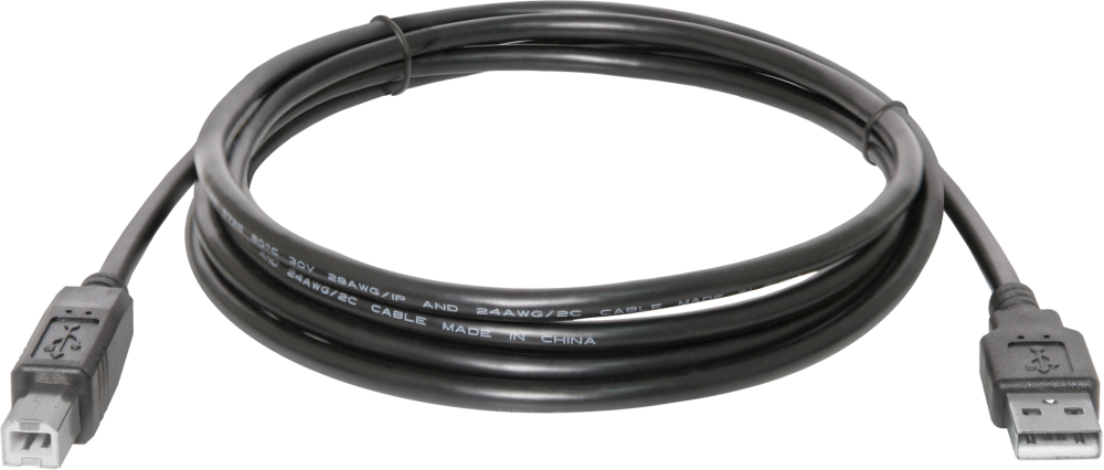 Кабель USB 2.0 AM-BM, 5.0 м, чорний, USB04-17 Defender Вінниця - фото 2