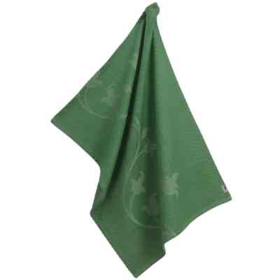 Рушник Kela кухонний Cora, 70x50 см, темно-зелений візерунок(12825) (00000027616) Вінниця