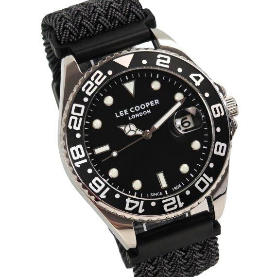 Годинник чоловічий водостійкий Lee Cooper Daytona Vibe Black (2 ремінці) Вінниця - фото 2