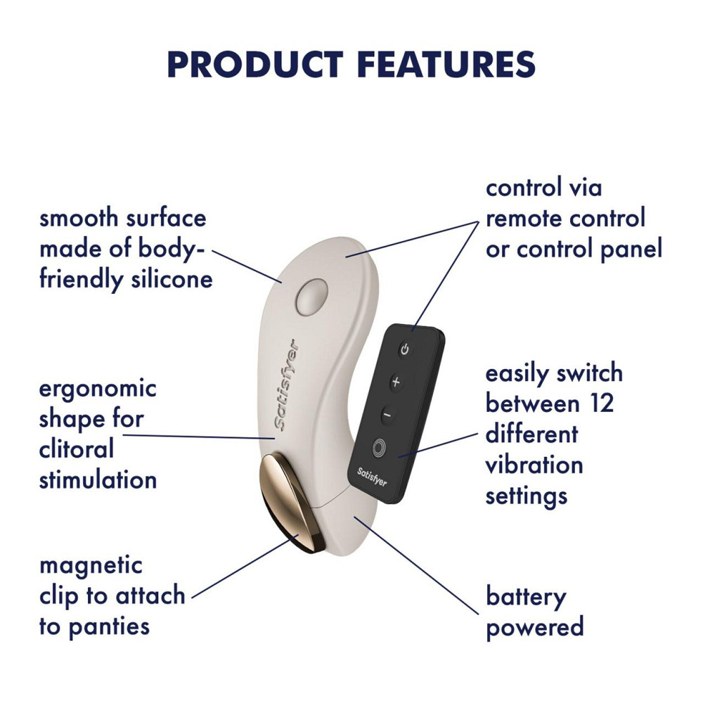 Вібратор у трусики Satisfyer Little Secret Battery Series з пультом ДК Sex Aura Київ - фото 7